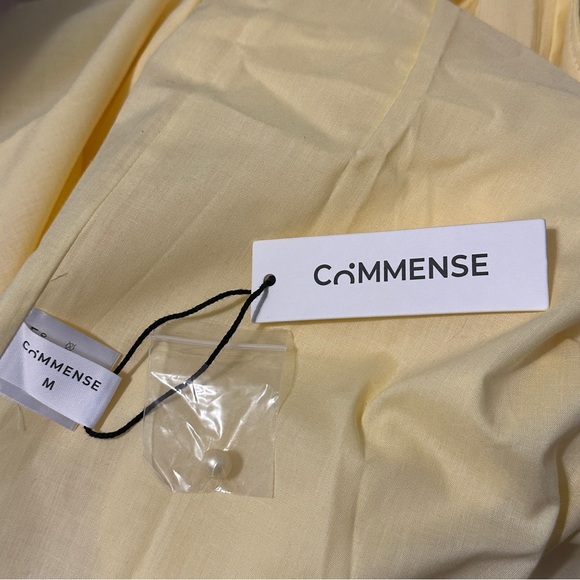 Commense Light Yellow Backless Halter Dress - Picture 2 of 5